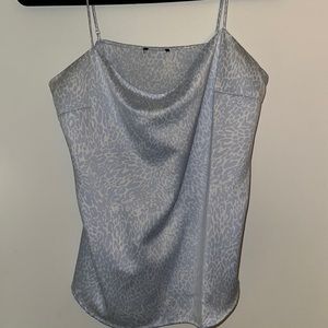 Dynamite Cami Baby Blue Leaapord